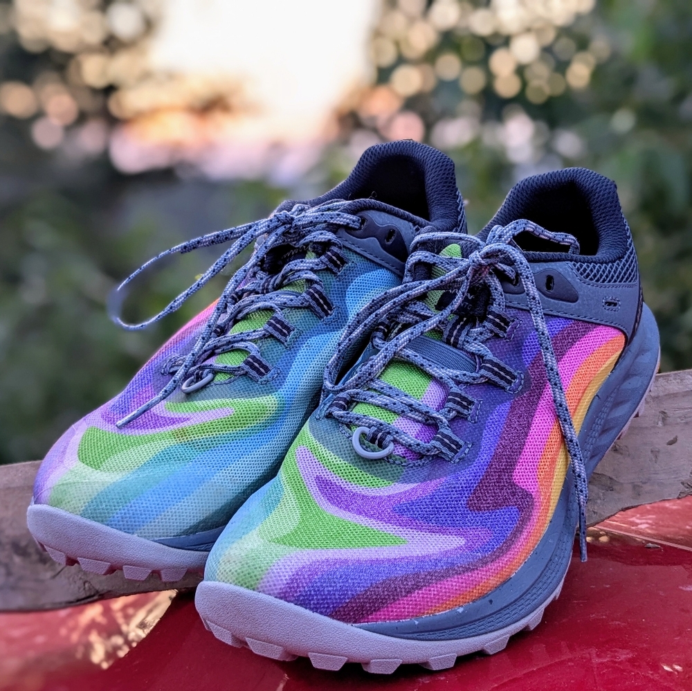 8.5W Merrell Women's Antora 3 Wide Width Rainbow Trail Running Shoes